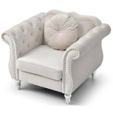 Andmakers Hollywood Ivory Chesterfield