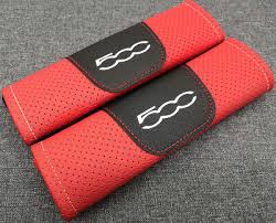 2pcs Red Color Car Seat Belt Shoulder