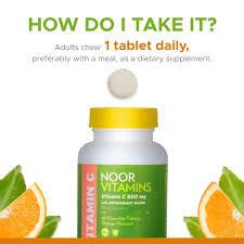 In supplements, vitamin c usually comes in the form of ascorbic acid. Chewable Vitamin C Supplement Free Us Shipping Noor Vitamins