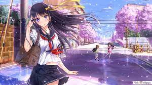 Anime School Girl anstarrt HD ...