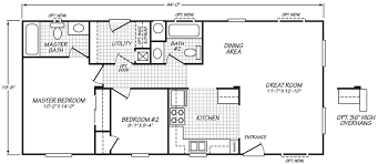 Tarton 20 0 X 44 0 865 Sqft Mobile Home