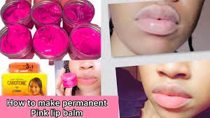 how to make pink lip balm using