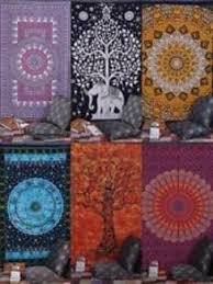 Indian Tree Of Life Mandala Tapestry