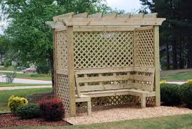 45 Garden Arbor Bench Design Ideas