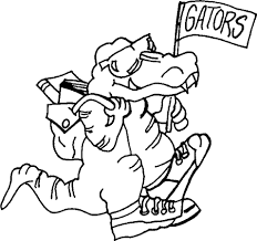 Classy lady with red dress. Florida Gators Coloring Pages Coloring Home