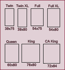standard bed sizes philippines