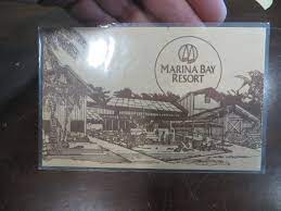 Marina Bay Resort Tropical Bay of Pleasure Floating Hotel houseboats post  card | eBay