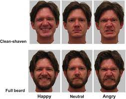 hair may slow detection of happy