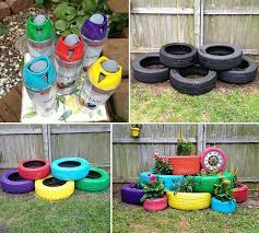 Recycled Items To Turn Your Backyard