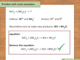 how to write a chemical equation with