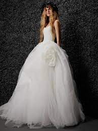 strapless ball gown wedding dress with