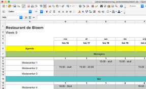Employee Schedule Template Shiftbase