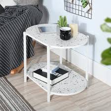 End Table Modern Marble Small Table