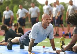 bridgeport police recruits run an open