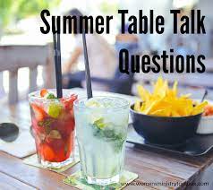 summer table talk cards women s