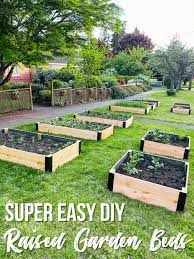 and easy diy raised garden beds
