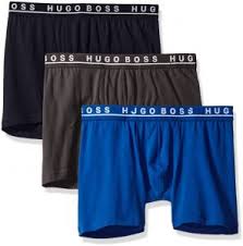 Hugo Boss Boss Mens Boxer Brief 3 Pack Co El 10146061 01 True Blue Sky Captain Forged Iron Underwear