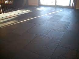 basketweave patterned porcelain floor