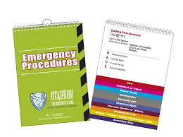 Fully Customisable Emergency Flip Cards Ready Press Print Ltd