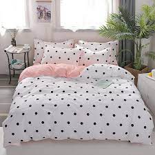 Pink Polka Dot Pattern Bedding Sets
