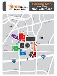 2023 houston rodeo parking map where