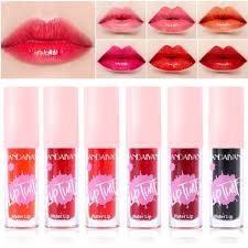 6 colors lip tint stain set korean lip