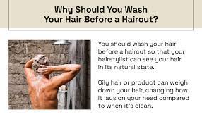 wash your hair before a haircut