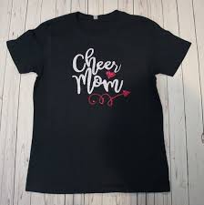 Cheer Mom Shirt Please See Size Chart These Run Small So Size Up If You Like A Loose Fit Order Two Sizes Up These Are Soft And Comfy