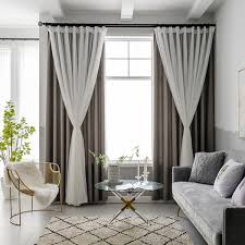 how to layer sheer blackout curtains