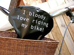 My Bike Seat Rain Cover Cyclist Gift