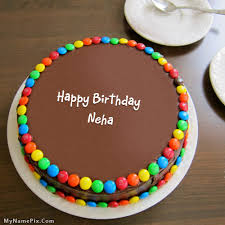 happy birthday neha cakes cards wishes