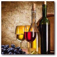 wine gallery wrapped canvas wall art
