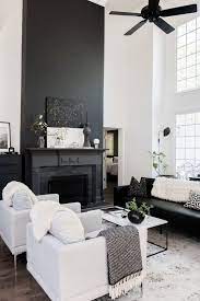 A Nordic Living Room With A Black