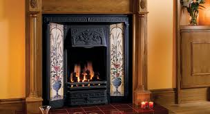Poppy Wheatsheaf Decorated Fireplace