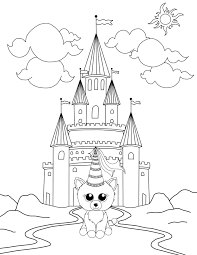 The collection includes coloring pages that are suitable for children of all ages, starting from little toddlers and preschooler to kindergarteners and even the older ones. Beanie Boo Castle Coloring Pages Coloring Rocks