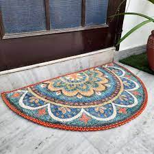 floor mats in beautiful rangoli design