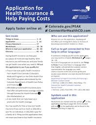 Controlling costs, improving employee health, and personalized service are just a few of the ways we can help your organization thrive. Colorado Application For Health Insurance Help Paying Costs Download Printable Pdf Templateroller