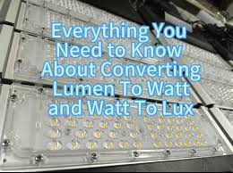 everything about converting lumen to