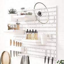 Plastic Hanging Pegboard With