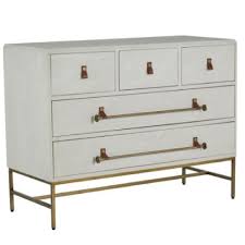 small scale dresser in cerused