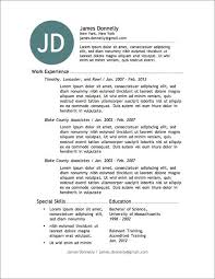 12 Resume Templates For Microsoft Word Free Download For The Job