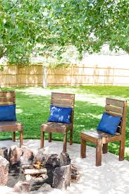 easy diy outdoor chairs stacy risenmay