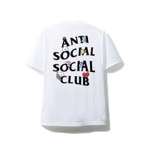 Anti Social Social Club Assc X Bt21 Peekaboo White T Shirt