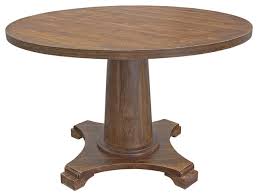 We offer a selection of beautiful oak dining sets in classic and contemporary styles for four, six, or eight. Carey Antique Style Natural Oak Round Dining Table Traditional Dining Tables By Furniture Import Export Inc Houzz