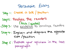    Easy Steps to More Persuasive Essays  With Great Examples  Argumentative essay structure