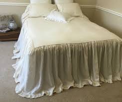 Cream Bedspread With Cinderella Ruffles