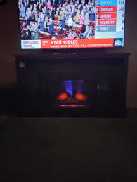 Black Coolglow Electric Fireplace