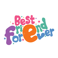 best friend forever vector friendship