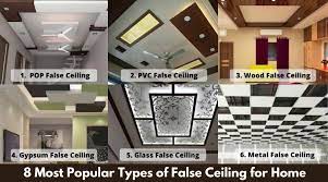 8 Types Of False Ceiling For Home