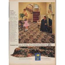 1960 lees carpet vine ad carpet